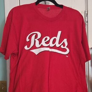 American Apparel Red Graphic Tee